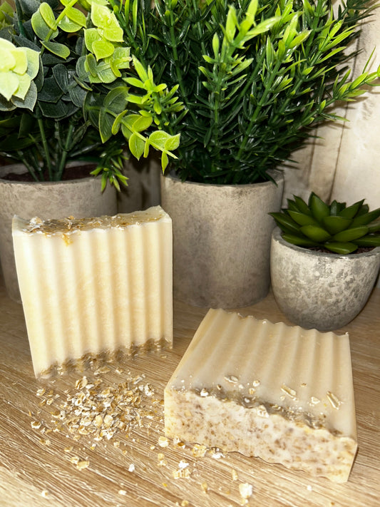 Scented Honey Milk Oatmeal soap bar